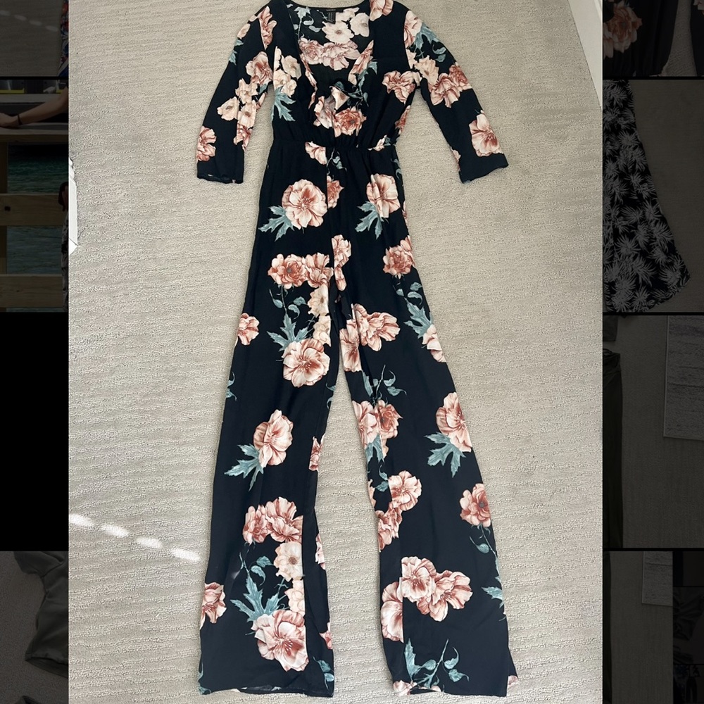 Forever 21 Floral Jumpsuit (S)